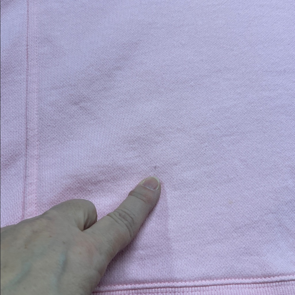 Vineyard Vines Casual Preppy Pink Quarter Zip Cotton Pop Up Collar Sweatshirt M - Picture 10 of 16